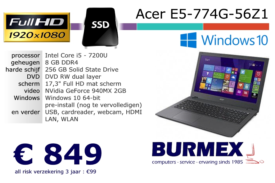 Acer E5-774G-56Z1